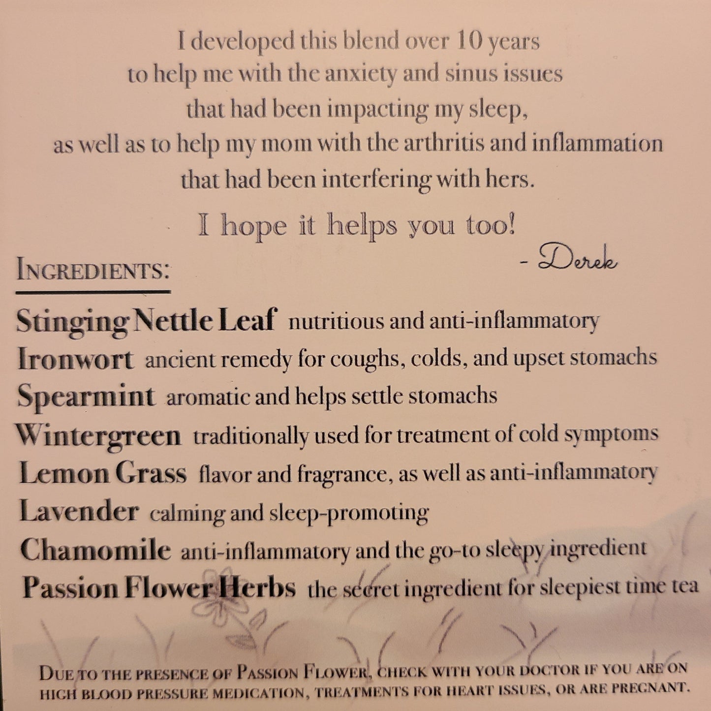 DerBear's Sleepiest Time Tea